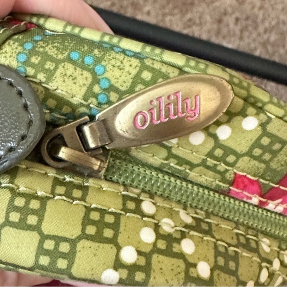OILILY pink and green floral TRAVEL cosmetics bag - Picture 6 of 9